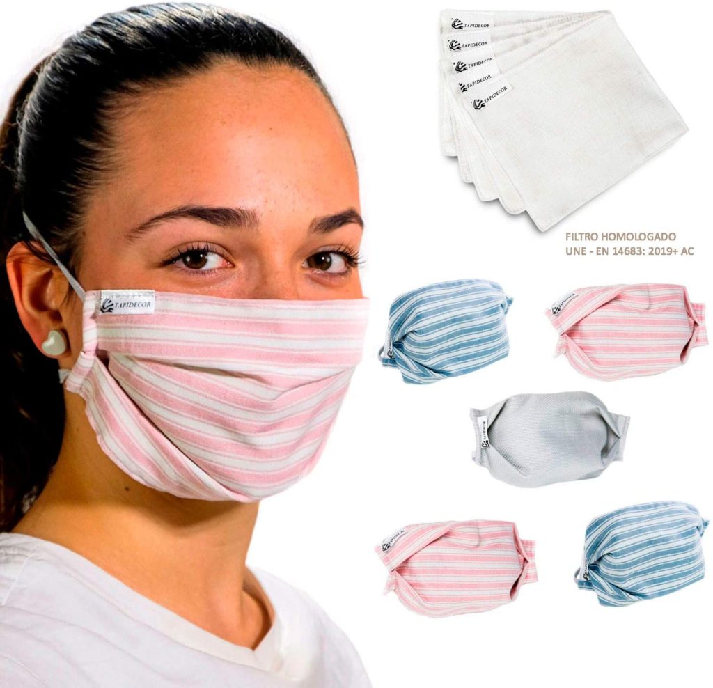 MASCARILLAS DE Tela Lavable Reutilizable