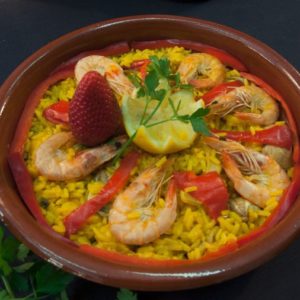Receta de paella de marisco