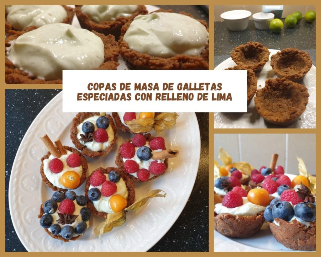 Copas de Masa de Galletas