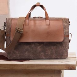 Bolso de Lienzo Encerado o Cuero. Puntos Importantes