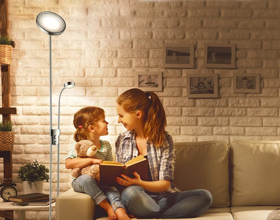 Lámparas de Pie Brillantes