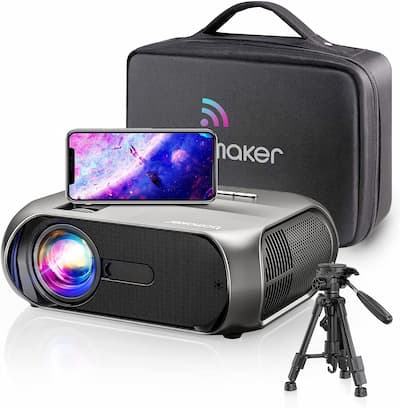 BOMAKER Proyector WiFi Portátil 6500 Lúmenes