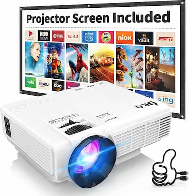 Proyector DR.Q con Pantalla de Proyección