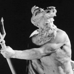 El dios griego Poseidón, rey del mar