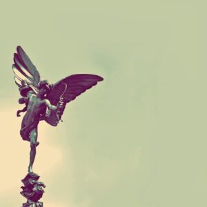 Perfil de Eros, dios griego de la pasión y la lujuria